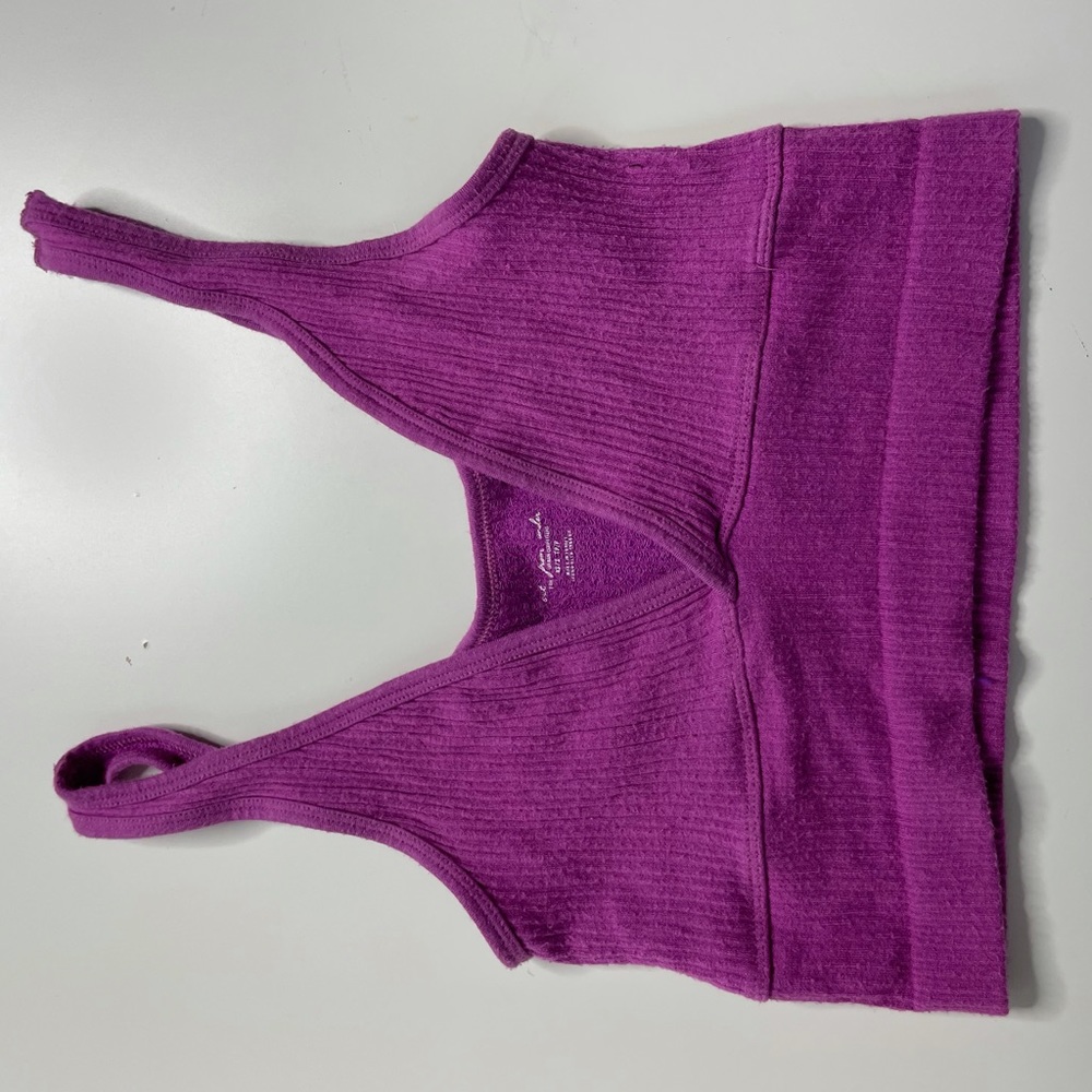 Pink cropped top, great condition never worn, size small